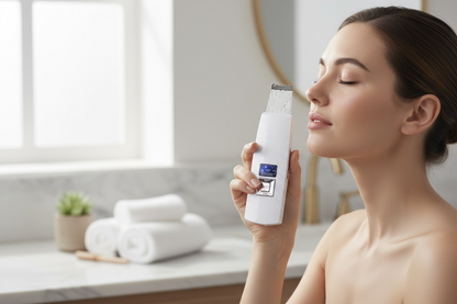UltraScrub™ – Ultrasonic Facial Device for Deep Cleansing & Blackhead Removal