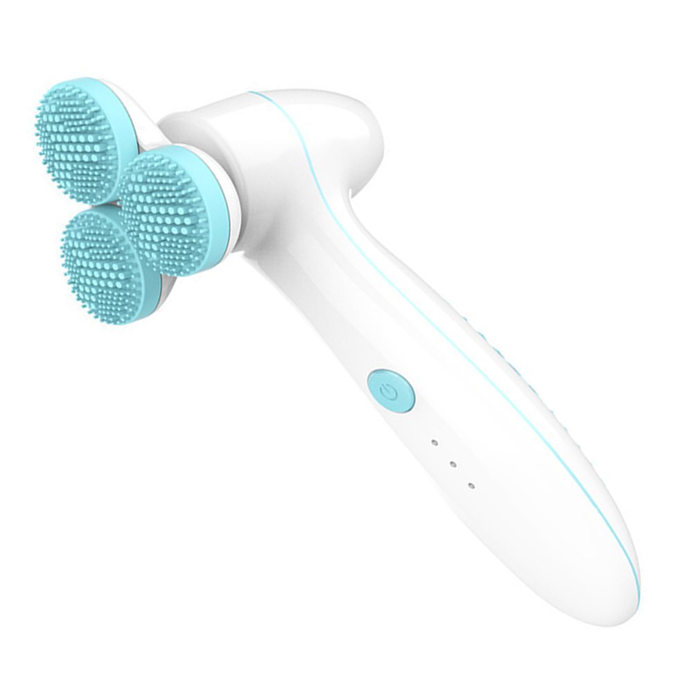 TriGlow™ – 3D Silicone Facial Cleansing Brush for Deep & Gentle Skin Care