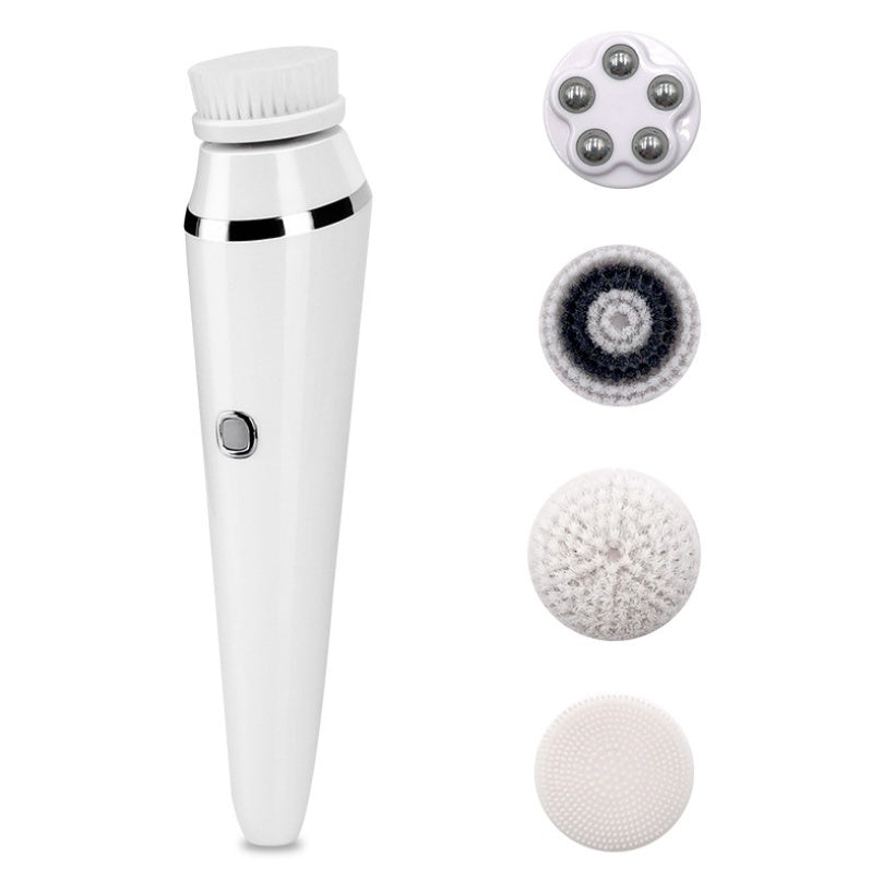 SilkWave™ – Electric Facial Brush & Silica Gel Cleanser