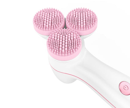 TriGlow™ – 3D Silicone Facial Cleansing Brush for Deep & Gentle Skin Care