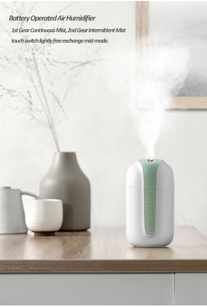 BreezeSilent™ – Compact Desktop Humidifier for Quiet & Cozy Spaces