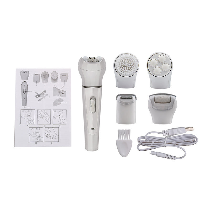 BeautyPro™ 5-in-1 – Electric Face & Body Massager for Complete Skincare